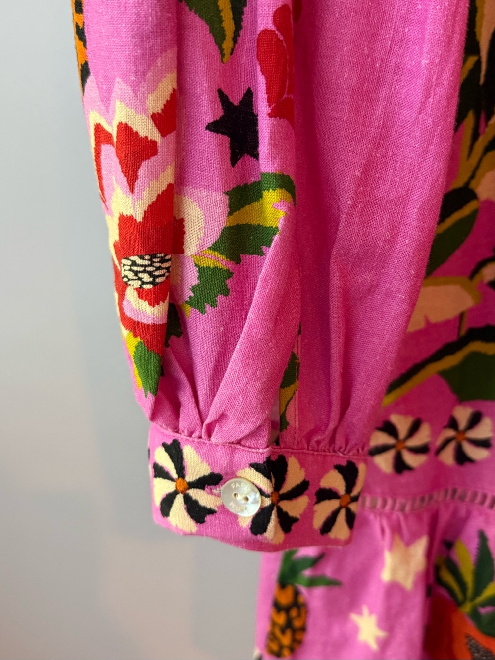 Farm Rio Pink Leopard Forest Mini Dress - Picture 8 of 10